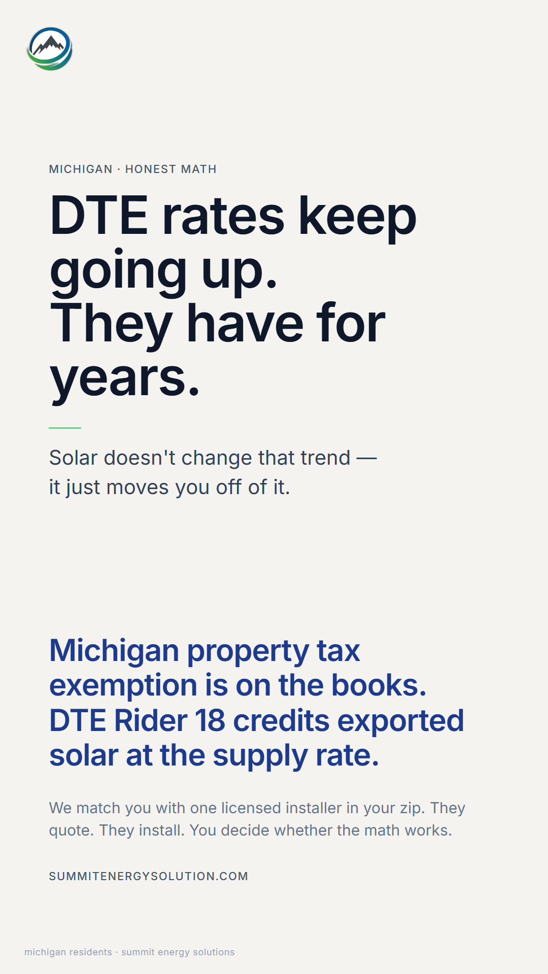 Michigan honest-math composite